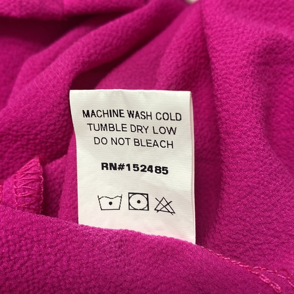 Papermoon Fuchsia Button Down Blouse - Picture 9 of 9